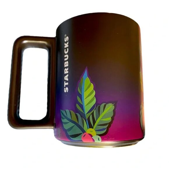 STARBUCKS 2021 American Sign Language "Connect" ASL MUG Artist Yiqiao Wang 12 oz - Picture 2 of 9